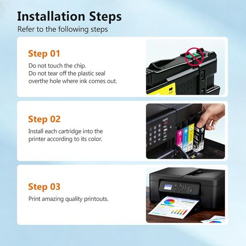 خراطيش حبر COMBUY LC501XL LC501 عالية الإنتاجية متوافقة مع خراطيش حبر Brother LC501 LC 501 LC501XL LC 501XL تعمل مع طابعة Brother MFCJ1360dw MFC-J1360DW MFC-J1410DW MFC-J1260W (4 عبوات) in Kuwait