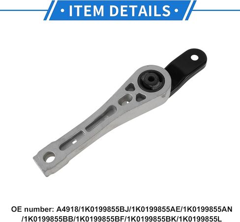 No.A4918/1K0199855BJ/1K0199855AE حامل محرك المحرك الخلفي لفولكس واجن بيتل 1.8L 2.0L 2.5L 2012-2019 محرك يتصاعد No.1K0199855AN/1K0199855BB in Kuwait