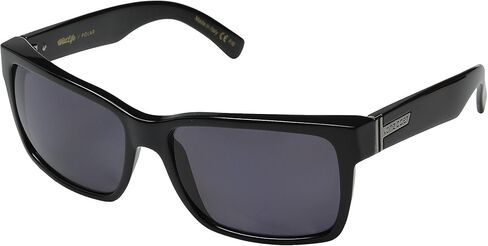 VonZipper Elmore Men's Polarized Casual Sunglasses/Eyewear - Color: Black Gloss/Grey Poly, Size: One Size Fits All in Kuwait