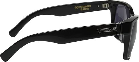 VonZipper Elmore Men's Polarized Casual Sunglasses/Eyewear - Color: Black Gloss/Grey Poly, Size: One Size Fits All in Kuwait