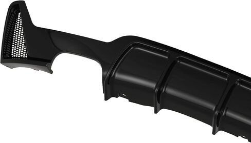 KARPAL Rear Bumper Diffuser Compatible with 2014-2020 BMW F32 F33 F36 M Sport Glossy Black Quad Exhaust in Saudi Arabia