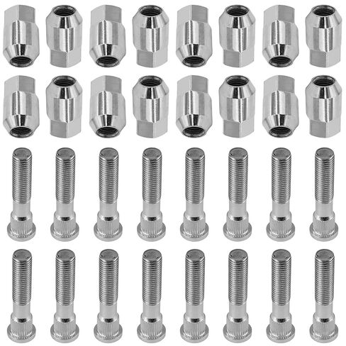 Caltric Front & Rear Wheel Lug Nuts & Bolts Compatible with Polaris RZR XP 1000 / RZR XP 4 1000 2014-2021 / General 1000 2016-2022 in Kuwait