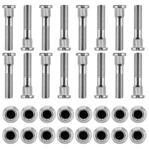 Caltric Front & Rear Wheel Lug Nuts & Bolts Compatible with Polaris RZR XP 1000 / RZR XP 4 1000 2014-2021 / General 1000 2016-2022 in Kuwait