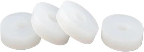 Round silicone gasket temperature elastic rubber pad shock-absorbing buffer gasket sealing gasket(11X25X5 10PCS) in Kuwait