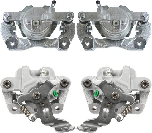 AutoShack Front & Rear Brake Calipers Replacement for 2014-2019 Toyota Corolla 2009-2011 Toyota Corolla 2009-2010 Pontiac Vibe 4-PC Set in Saudi Arabia