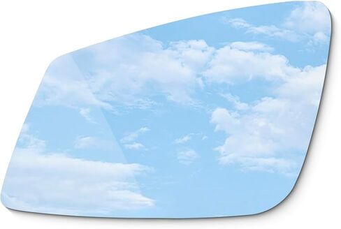 TOEMIRR Mirror Glass Driver Left Side fit for 2009-2019 BMW M2-M6 Series X1 320i 328i 330i 335i 340i 428i 430i 435i 440i 535i 550i 640i 650i 740i 750i 760i with Adhesive Flat No Backing Plate in Kuwait