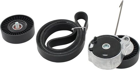 Serpentine Belt Tensioner Pulley Kit for Volvo S60 3.0 2011-2013, S80 3.0 XC70 3.2 2008-2015, S80 XC90 3.2 2007-2014, V70 2008-2010, XC60 3.0 3.2 2010-2015, XC70 3.0 2009-2015 in Saudi Arabia