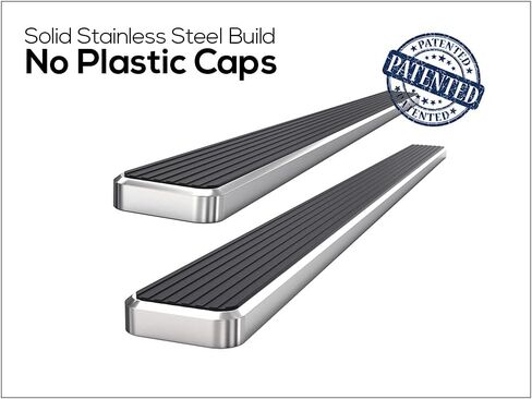 Tuxtreme (304 Stainless Steel Polished Silver 5 inches) Running Boards Nerf Bars Side Steps Compatible with Chevy Suburban 2021-2026 in Kuwait