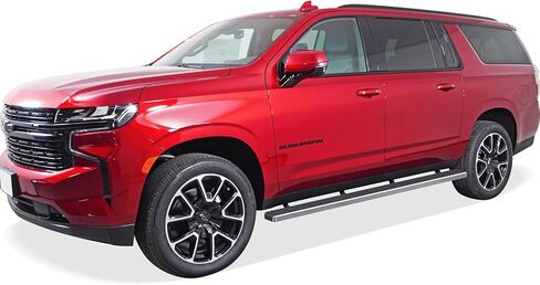 Tuxtreme (304 Stainless Steel Polished Silver 5 inches) Running Boards Nerf Bars Side Steps Compatible with Chevy Suburban 2021-2026 in Kuwait