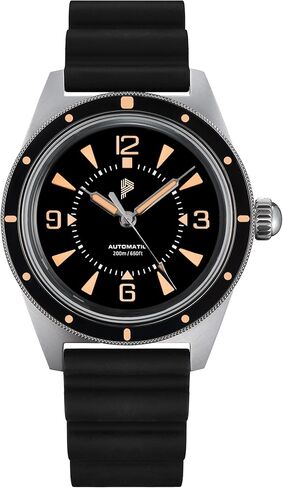 PHORCYDES PH-2 Mechanical 200M Diver Watches NH35A Automatic Stainless Steel case Luminous (MIX2 lume, Rubber) in Saudi Arabia