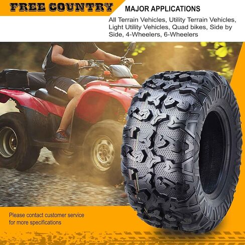 إطارات Free Country One Premium ATV/UTV مقاس 26x9-12 26x9x12 8PR مع واقي من الاحتكاك in Saudi Arabia