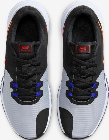 حذاء التمارين Nike Flex Control 4 للرجال (CD0197-013، Wolf Gray/Black/Racer Blue/Team Orange) مقاس 9.5 in Saudi Arabia