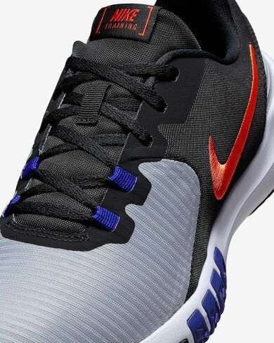 حذاء التمارين Nike Flex Control 4 للرجال (CD0197-013، Wolf Gray/Black/Racer Blue/Team Orange) مقاس 9.5 in Saudi Arabia