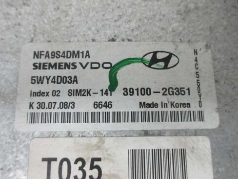 Engine ECM Control Module 2.4L at Fits 09-10 Sonata 39100-2G351 391002G351 in Saudi Arabia