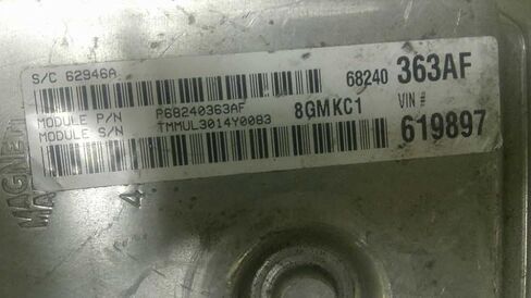 Engine ECM Control Module Fits 15-17 Compatible with Fiat 500 P68240363AF 68240363AF in Saudi Arabia