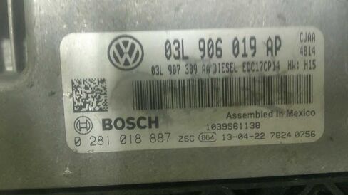 Engine ECM Control Module 2.0L Compatible with Diesel 13-14 Beetle 03L 906 019 AP 03L906019AP in Saudi Arabia