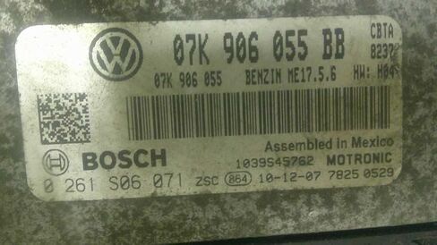 وحدة التحكم في المحرك ECM 2.5L MT تناسب 11-14 متوافقة مع VW المتوافقة مع Jetta 07K 906 055 BB 07K906055BB in Saudi Arabia