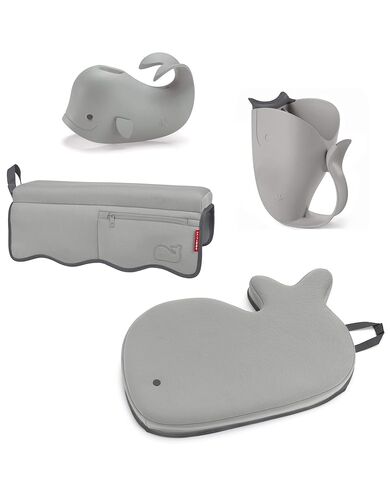 Skip Hop Non-Slip Baby Bath Mat, Moby, Grey in Saudi Arabia