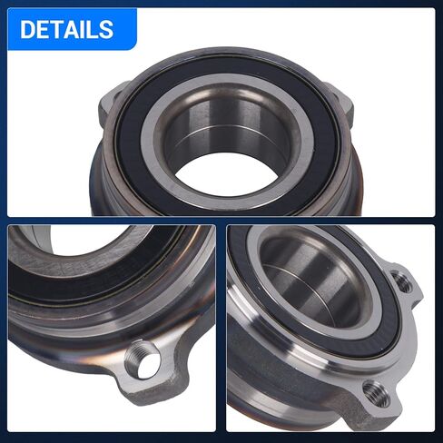 Autoround 512226 Rear Wheel Bearing and Hub Assembly Fit for BMW X5 00-06, 528I Xdrive 09-10, 530Xi 06-07, 645Ci 04-05, 650I 06-12, 745I 745Li 02-05, 750I 750Li 06-09, 760I 760Li 03-08, Set of 2 in Saudi Arabia