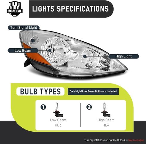 المصابيح الأمامية مع لمبات لسيارة Toyota Sienna Minivan 2006-2010 (جميع الديكورات: CE، LE، XLE) وشاحنة البضائع in Kuwait