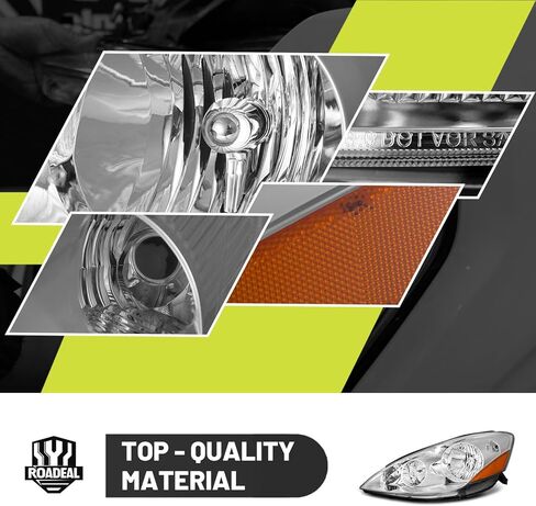 المصابيح الأمامية مع لمبات لسيارة Toyota Sienna Minivan 2006-2010 (جميع الديكورات: CE، LE، XLE) وشاحنة البضائع in Kuwait