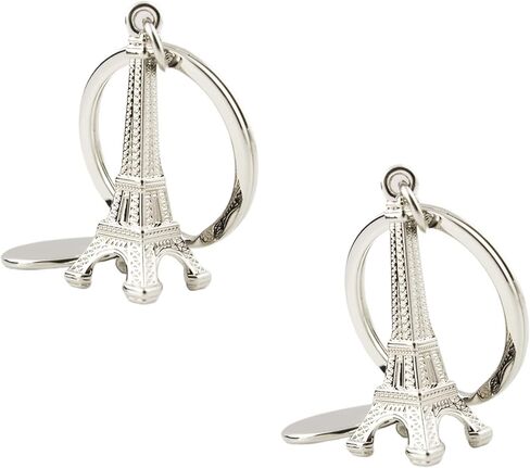 قطعتان من سلاسل مفاتيح برج إيفل مع لوحة نقش وحلقات مفاتيح أنيقة وحاملات مفاتيح للرجال والنساء، إكسسوار مثالي للمفاتيح والحقائب، خيار هدية مثالي لعشاق السفر in Kuwait