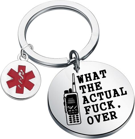 FAADBUK Funny EMT Keychain EMT Appreciation Gift First Responder Gift Paramedic Gift in Saudi Arabia