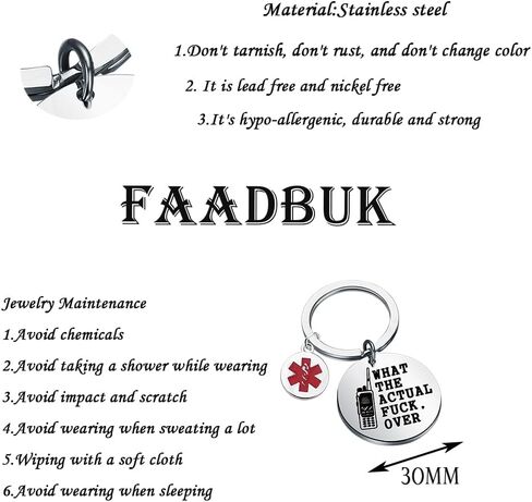 FAADBUK Funny EMT Keychain EMT Appreciation Gift First Responder Gift Paramedic Gift in Saudi Arabia