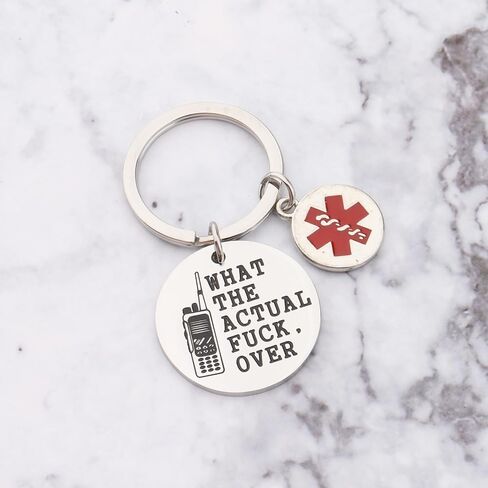FAADBUK Funny EMT Keychain EMT Appreciation Gift First Responder Gift Paramedic Gift in Saudi Arabia