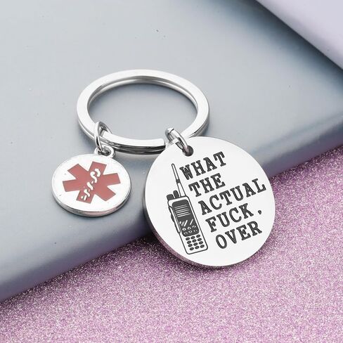 FAADBUK Funny EMT Keychain EMT Appreciation Gift First Responder Gift Paramedic Gift in Saudi Arabia