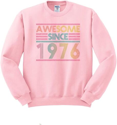 TeesAndTankYou Awesome Since 1976 Sweatshirt Unisex in Saudi Arabia