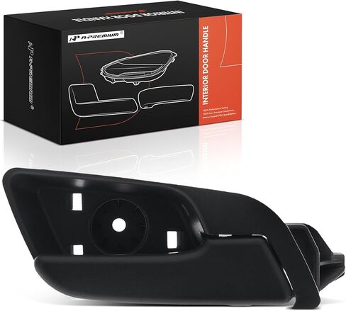 A-Premium Front or Rear Left Driver Side Interior Door Handle Compatible with Chevrolet Equinox 2010-2017, Malibu 2013-2015, Impala 2014-2019, Sonic, Malibu Limited & GMC Terrain, Chrome Lever in Saudi Arabia
