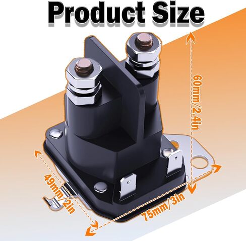 12 فولت جزازة العشب استبدال الملف اللولبي لجرارات الركوب RZT LT1 ZT1 ZT2، يناسب MTD Troy Bilt Yard Man Husky Zero Turn ركوب جزازات العشب in Kuwait