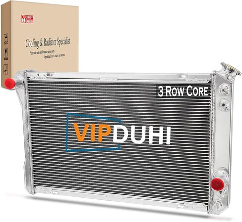 3 Row Aluminum Radiator for 1982-1992 Pontiac Firebird Trans Am Chevy Camaro P30 P20 P60 GMC P3500 P2500 1983 1984 1985 1986 1987 1988 1989 1990 1991 2.5L 3.1L 3.8L 5.0L 5.7L L4 V6 V8 in Kuwait