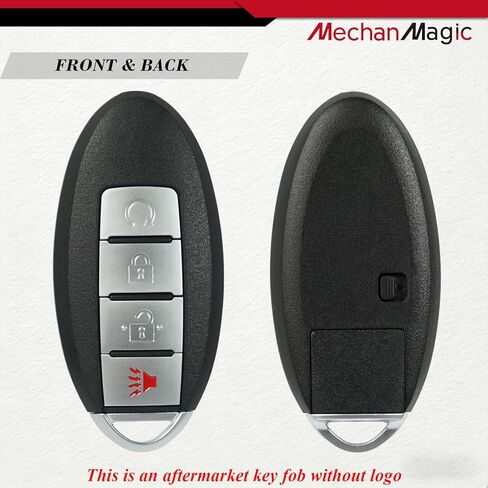 استبدال MechanMagic Smart Key Fob يناسب Nissan Kicks SR SR+ SV Rogue 2018 2019 2020 2021 دخول بدون مفتاح للتحكم عن بعد، زر التشغيل 4 أزرار KR5TXN3 285E3-5RA6A in Kuwait