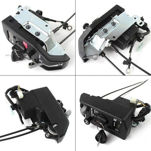 PANGOLIN GX630 GX690 Ignition Switch Control Box Assy with 2PCS Keys and 2PCS Throttle Cables Compatible with GX630 GX690 10KW Double Cylinder Gasoline Generator Aftermarket Parts in Saudi Arabia