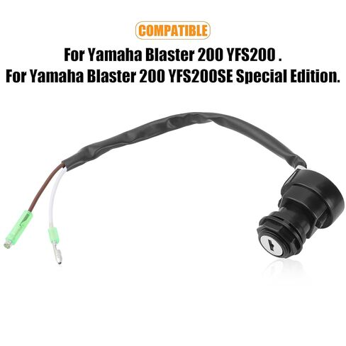 Ignition Key Switch Compatible with Yamaha Blaster YFS 200 YFS200 YFS200SE SE 1988 1989 1990 1991 1992 1993 1994 1995 1996 1997 1998 1999 2000 2001 2002 2003 2004 2005 2006 in Saudi Arabia
