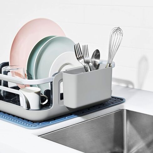 OXO Good Grips Extendable Over-The-Sink Aluminum Drying Dish Rack in Kuwait