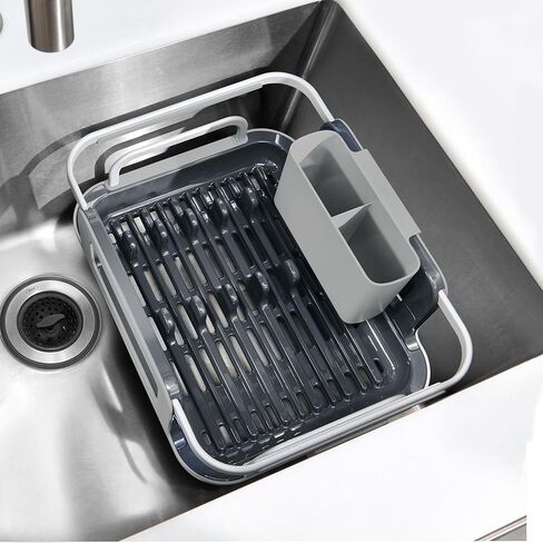 OXO Good Grips Extendable Over-The-Sink Aluminum Drying Dish Rack in Kuwait