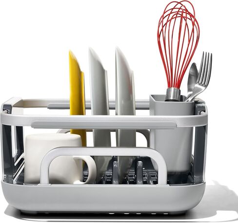 OXO Good Grips Extendable Over-The-Sink Aluminum Drying Dish Rack in Kuwait