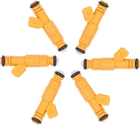 Aintier 4 Holes 6 pcs Petrol Fuel Injector 0280155746 fit for 89-98 for Jeep for Cherokee 87-92 for Jeep for Comanche 93-98 for Jeep for Grand Cherokee 91-95 97-98 for Jeep for Wrangler in Kuwait
