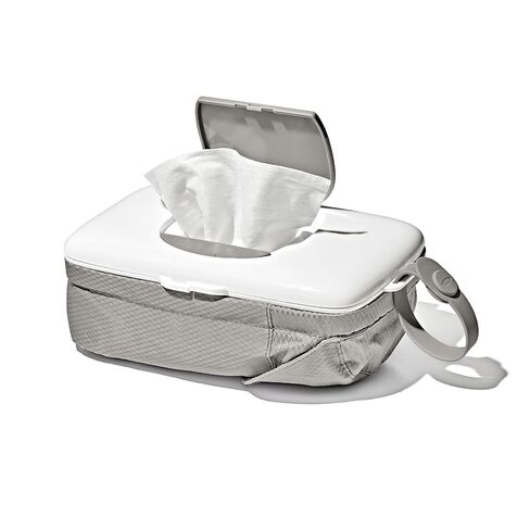 OXO Tot On-The-Go Wipes Dispenser with Diaper Pouch, Gray in Kuwait