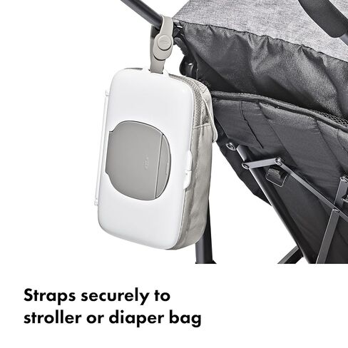 OXO Tot On-The-Go Wipes Dispenser with Diaper Pouch, Gray in Kuwait
