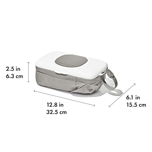 OXO Tot On-The-Go Wipes Dispenser with Diaper Pouch, Gray in Kuwait