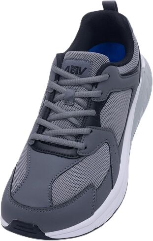 QAUPPE أحذية رياضية للمشي للرجال بمقدمة واسعة وأحذية داعمة للقوس والتهاب اللفافة الأخمصية وأحذية رياضية للتنس والجري لصالة الألعاب الرياضية والركض in Kuwait