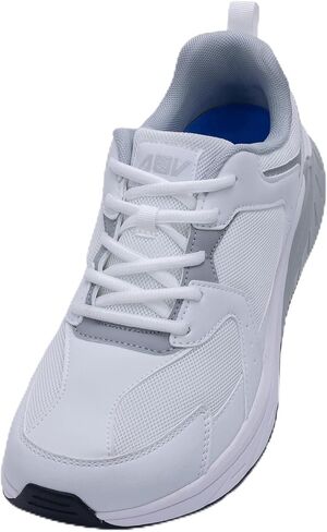 QAUPPE Walking Sneakers for Men Wide Toe Box Arch Support Shoes Plantar Fasciitis Orthotic Shoes Tennis Running Sneakers for Gym Workout Jogging in Saudi Arabia