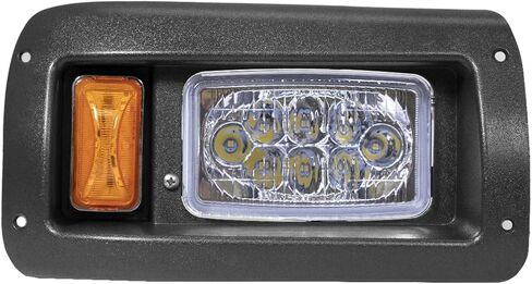طقم إضاءة عربة الجولف LED الفاخر من PROFX متوافق مع Club Car DS (1993-Up) الغاز والكهرباء | تشتمل على مصابيح أمامية عالية/منخفضة قابلة للتعديل، ومصابيح خلفية، وإشارات الانعطاف، وأضواء الخطر، ووسادة الفرامل، والقرن in Kuwait