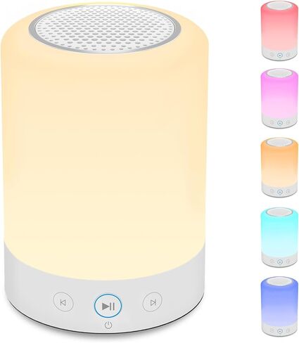 Kipcush White Noise Sound Machine with Nursery Night Light, 20 Soothing Sleep Sounds. Portable Design for Bedroom, Office, Travel. Favorites Buttons, Timer in Kuwait