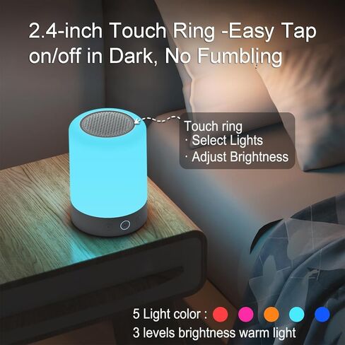 Kipcush White Noise Sound Machine with Nursery Night Light, 20 Soothing Sleep Sounds. Portable Design for Bedroom, Office, Travel. Favorites Buttons, Timer in Kuwait