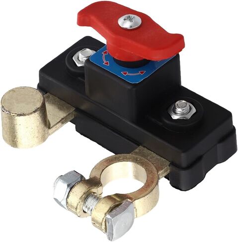 12V 24V Car Battery Cut Off Switch Disconnect Isolator For Top Post Negative Terminal, Power Cutoff Switch Compatible With Vehicles Trucks RVs Boats in Kuwait